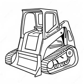 Skid Steer Zware Machines Kleurplaat 7104-5778