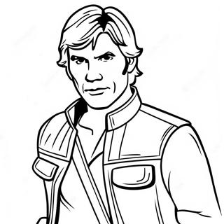 Han Solo Kleurplaat 71103-58766