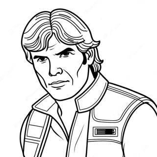 Han Solo Kleurplaat 71103-58768