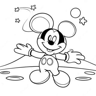 Mickey Mouse Clubhuis Ruimte Avontuur Kleurplaat 71433-59048