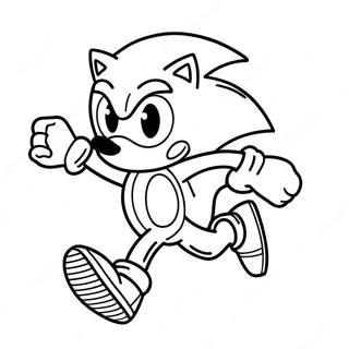 Sonic Die Snel Rent Kleurplaat 71734-59266