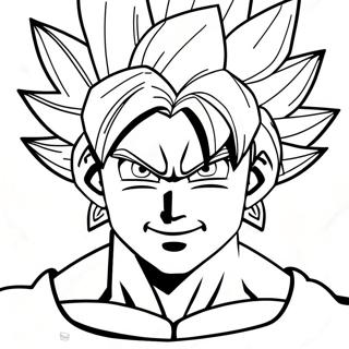 Goku In Super Saiyan Vorm Kleurplaat 72054-59529