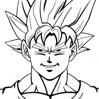 Goku In Super Saiyan Vorm Kleurplaat 72054-59531