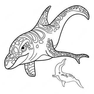 Mosasaurus Kleurplaat 7214-5868