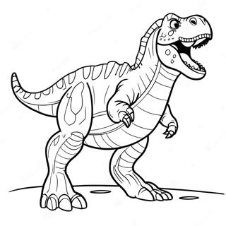 Giganotosaurus Brullende Kleurplaat 72225-59656