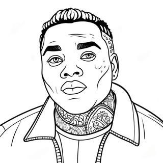 Kevin Gates Kleurplaat 72254-59674