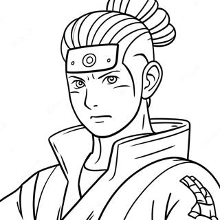 Shikamaru Nara Kleurplaat 72624-59971