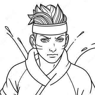 Shikamaru In Schaduw Jutsu Kleurplaat 72625-59973