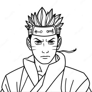 Shikamaru In Schaduw Jutsu Kleurplaat 72625-59974