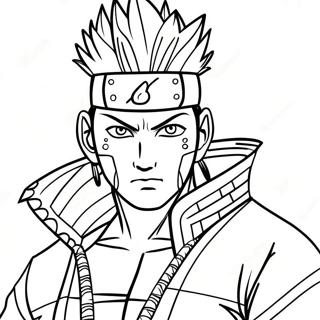 Shikamaru In Schaduw Jutsu Kleurplaat 72625-59976