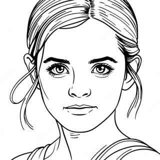 Emma Watson Kleurplaat 72674-60014