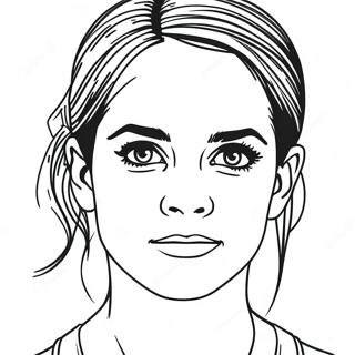 Emma Watson Kleurplaat 72674-60015