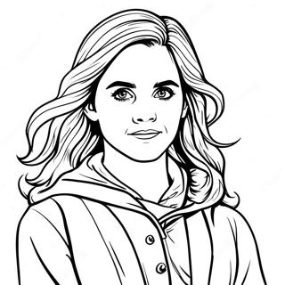 Emma Watson Als Hermione Granger Kleurplaat 72675-60010