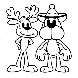 Rocky En Bullwinkle Kleurplaat 72824-60143