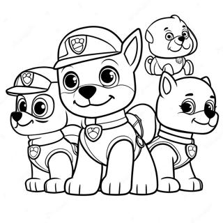 Paw Patrol Moto Pups Kleurplaat 72884-60176