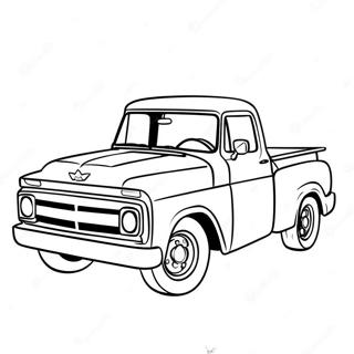 Pickup Truck Kleurplaat 72934-60214