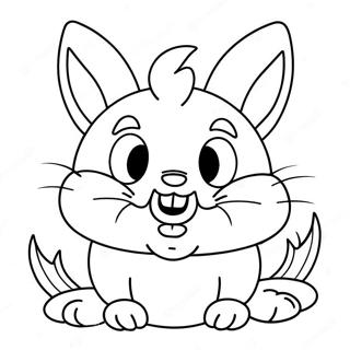 Bunnicula Met Vampiertanden Kleurplaat 73175-60413