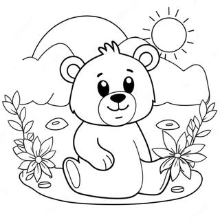 Kleurplaat Van Funshine Bear 73344-60538