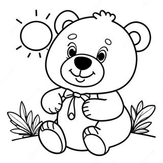 Kleurplaat Van Funshine Bear 73344-60539