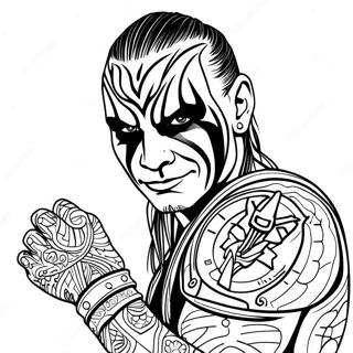 Jeff Hardy Kleurplaat 73605-60735