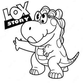 Rex Toy Story Kleurplaat 73745-60860