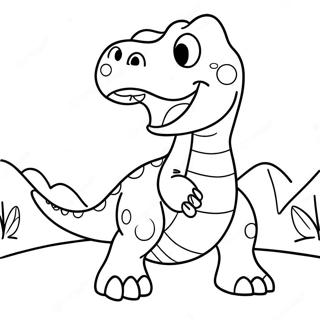 Rex De Dinosaurus Brullende Kleurplaat 73746-60865