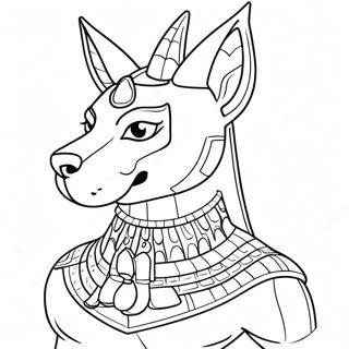 Anubis Kleurplaten