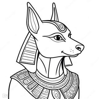 Anubis Kleurplaat 74015-61074