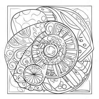 Eenvoudige Geometrische Vormen Kleurplaat 74276-61286