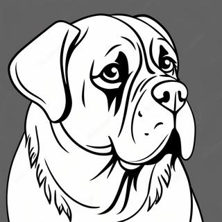 Engelse Mastiff Kleurplaat 74595-61543