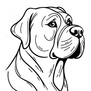 Engelse Mastiff Kleurplaat 74595-61544