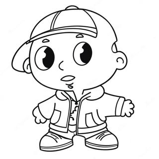 Gangsta Stewie Kleurplaten