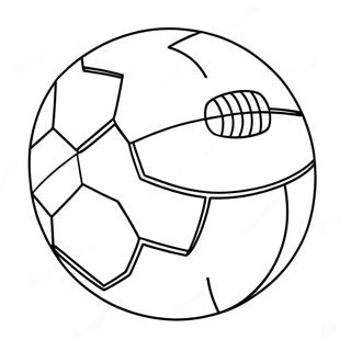 Voetbal Kleurplaat 761-607