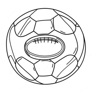 Voetbal Kleurplaat 761-608