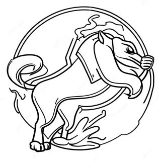 Detroit Lions Logo Kleurplaat 7644-6210