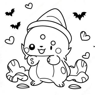 Pokemon Halloween Kleurplaat 7694-6251