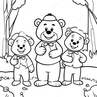 Berenstain Bears Familie Avontuur Kleurplaat 7735-6285