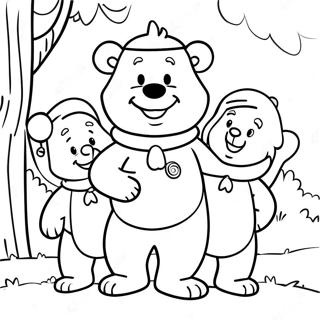 Berenstain Bears Familie Avontuur Kleurplaat 7735-6288