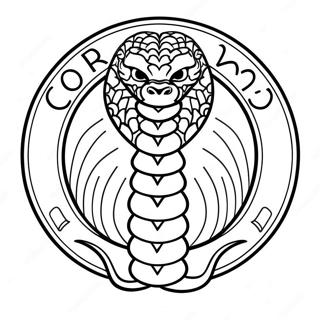 Cobra Kai Logo Kleurplaat 7964-6468