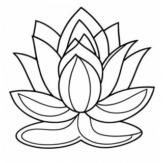 Lotus Bloem Kleurplaat 7994-6492