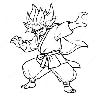 Rengoku In Strijdhouding Kleurplaat 8025-6518