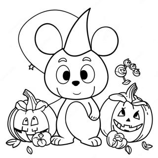 Grote Disney Halloween Kleurplaat 8134-6604