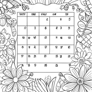 Kalender Kleurplaat 8235-6674