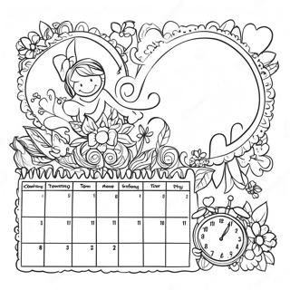 Kalender Kleurplaat 8235-6675