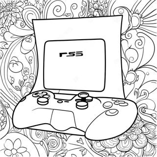 Ps5 Console Kleurplaat 8285-6714