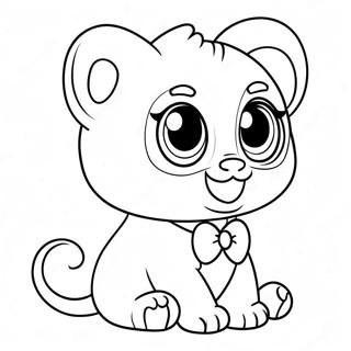 Schattige Beanie Boo Vrienden Kleurplaat 8306-6814