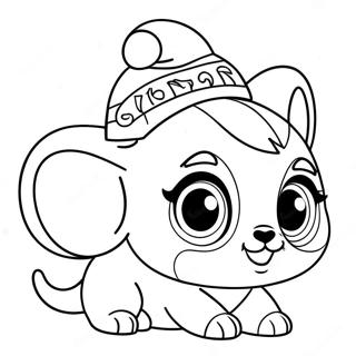 Schattige Beanie Boo Vrienden Kleurplaat 8306-6815