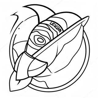 Rocket League Logo Kleurplaat 8395-6799