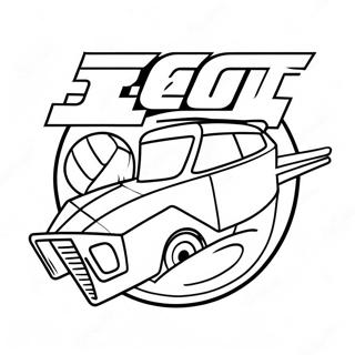 Rocket League Logo Kleurplaat 8395-6880