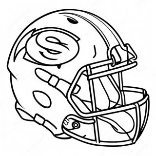 Kleurige Nfl Team Helm Kleurplaat 8416-6899